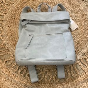 Backpack. Gray. Can be a purse.
